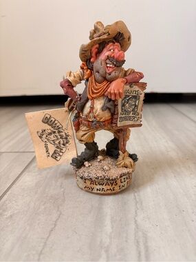 2001 Cow Pie County "Nasty Ned" figurine sculpted by Jack Raham